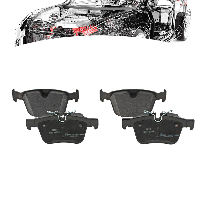 Womala Brake Pad Set LR123010 สําหรับรถยนต์ Land Rover Discovery Sport Evoque Velar
