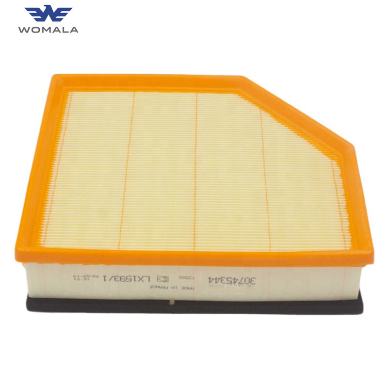 ไส้กรองอากาศ Womala OE 30745344 สำหรับอะไหล่เครื่องยนต์รถยนต์ Auto Parts